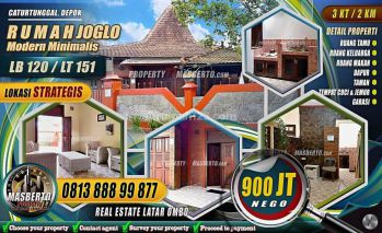 Rumah Joglo Modern Minimalis