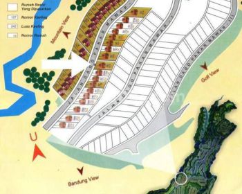 Tanah di Dago resor SHM murah