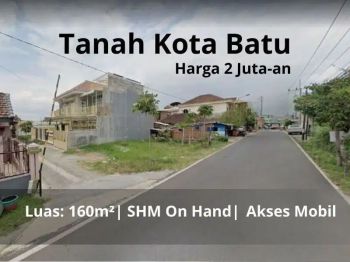 Jual Tanah Dekat Kampus UIN Pasca Sarjana Batu