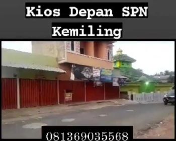 KIOS DIJUAL MURAH DEPAN SEKOLAHAN POLISI NEGARA