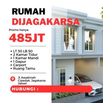 Rumah Murah Di Jagakarsa Jaksel Akses mobil