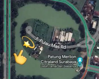 Dijual Kavling Special View Danau Pulau Mas Citraland Surabaya Barat