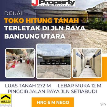 JUAL TOKO HITUNG TANAH AREA BANDUNG UTARA