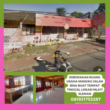 Disewakan ruang usaha bisa buat tempat tinggal lokasi strategis