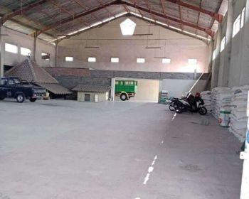 Disewakan gudang strategis luas 600m2 lokasi klaten
