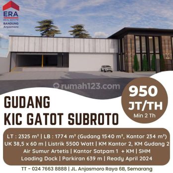 Disewakan Gudang di KIC Gatot Subroto, Ngaliyan