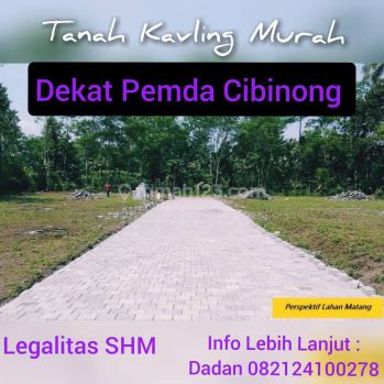 Tanah Kavling Murah 1 Jutaan Dekat Pemda Cibinong, Free SHM