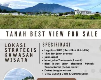 TANAH VIEW GUNUNG GEDE PANGRANGO DAN GUNUNG SALAK