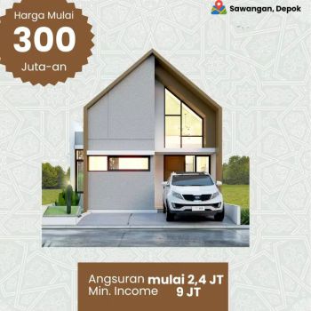 Rumah Spek Premium Bonus Ratusan Juta di Sawangan Depok