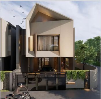 Rumah Baru Modern Skandinavian 4 Kamar Sektor 9 Bintaro Jaya