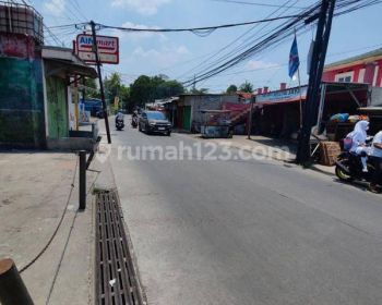 Tanah Pinggir Jalan Raya Bojonggede 5 Menit Stasiun Bojonggede