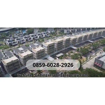 Bsd city samping resto pagi sore bsd 6x18 8m 4 lt Cascade studio loft