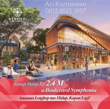 Perdana summarecon serpong cluster STROZZI symphonia 3lantai 8x12 2,7m