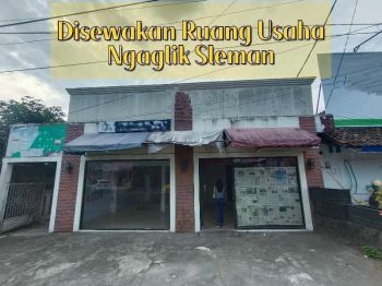 Disewakan Ruko Strategis di Ngaglik Sleman