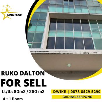 DIJUAL! Ruko Dalton 4 Lantai di Gading Serpong, STRATEGISSSS