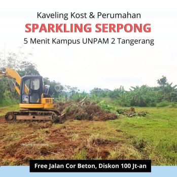 Dijual Tanah Kavling Strategis, Dekat Kampus Unpam Tangerang, SHM