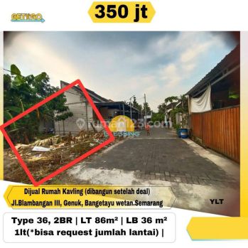 Dijual Rumah Type 36 di Blambangan Genuk Dibangun Setelah Transaksi