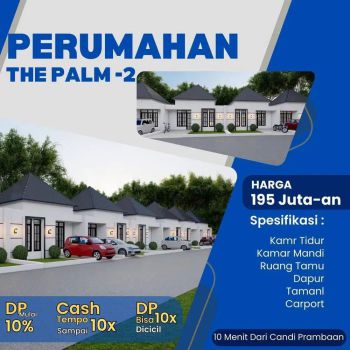 Hunian Limasan Harga 190 Jt-an Di Perbatasan Klaten-Sleman, Ready KPR