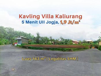 Kavling Barat Pasar Pakem: 5 Menit UII Jogja