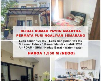 Dijual Rumah Beranda Bali Payon Amartha Ngaliyan Semarang
