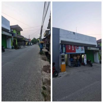 Kios toko disewakan kontrak sewa tahun tempat usaha pinggir jalan raya