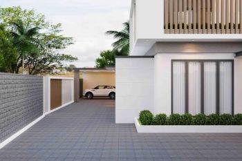rumah mewah 2 lantai di jl cemara gading