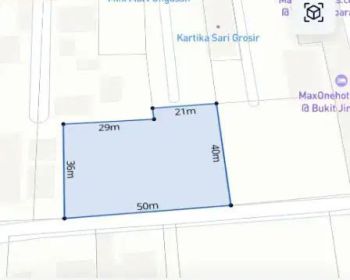 Tanah samping maxone hotel Jimbaran bali