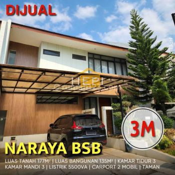 Dijual Rumah Modern 2 Lantai Strategis Di Bsb Semarang