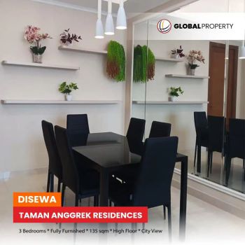 Termurah 3 Bedroom Fully Furnished, Taman Anggrek Residences
