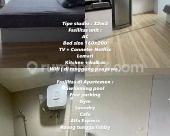 Disewakan Apartment Tree Park Bsd Studio Full Furnished