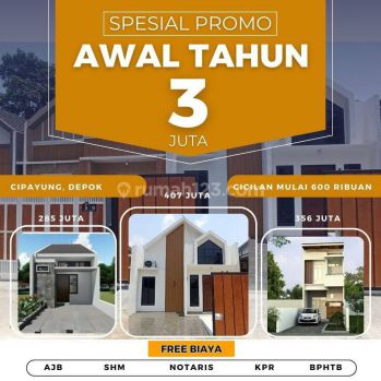 Rumah Terviral dan termurah Sekota Depok 3 juta all in Cipayung depok