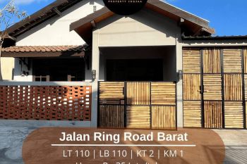 Lokasi Di Jalan Ringroad Barat Rumah Siap Huni 2 Kamar Di Sewaikan