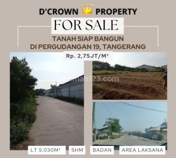 HARUS TERJUAL .. DIJUAL MURAH KAVLING DI PERGUDANGAN 19 , KAWASAN PERGUDANGAN ,
