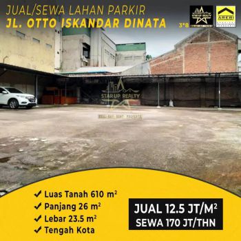 170 jt nego disewakan garasi lahan kosong di Otista tengah kotaBandung