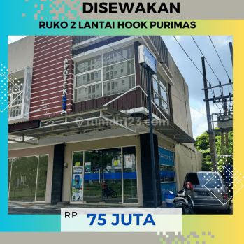Jual Sewa Ruko Hook 2 Lantai Strategis Purimas Dekat Upn
