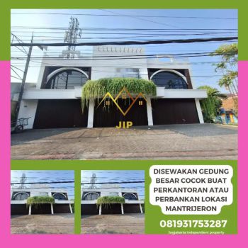 Disewakan gedung besar cocok buat kantor atau perbankan