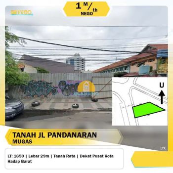 TANAH JALAN PANDANARAN MUGAS SEMARANG TENGAH