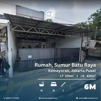 JUAL RUMAH KOST DI SUMUR BATU - KEMAYORAN JAKARTA PUSAT