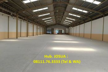 Gudang Cakung: LB 4515 m2, Bagus Pinggir Jln Raya, Akses Kontner 40 ft
