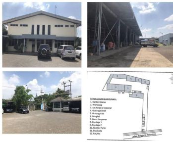 547. Dijual Gudang Di Katamso Waru Sidoarjo