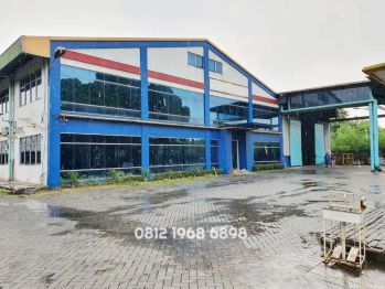 Dijual Gudang / Pabrik 1ha di MM2100 jalur utama row 40m
