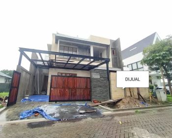 Dijual Cepat Rumah Baru 2 Lt Privet Pool Waterfront Citraland