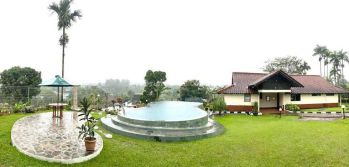 Villa Cisarua Puncak Tanah Luas 3000 Meter Furnished View Pegunungan