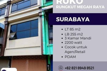 Ruko Rungkut Megah Raya berada di Kawasan Industri Komersil di Surabaya – The