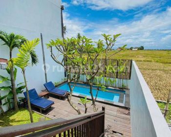 Villa 2 Br Cemagi Dengan Pemandangan Sawah