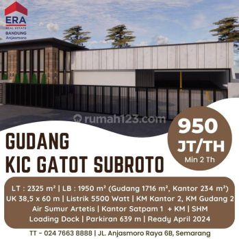 Disewakan  Gudang di KIC Gatot Subroto, Ngaliyan