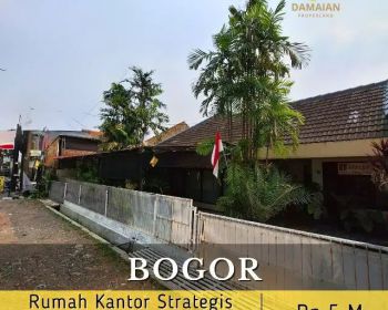 RUMAH HITUNG TANAH STRATEGIS JALAN RAYA MERDEKA KOTA BOGOR