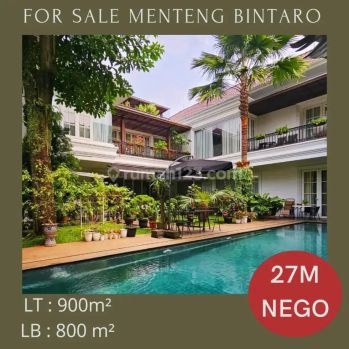FOR SALE RUMAH MEWAH DI AREA MENTENG BINTARO 2LT, SHM.