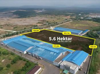 Kavling 5.6Ha di kawasan industri Artha hill Karawang barat