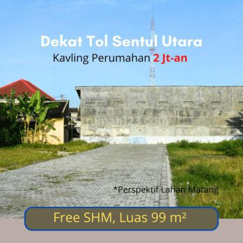Tanah Sentul 99m2 Dekat Sirkuit Sentul. Promo 2 Jt An Free Shm.
